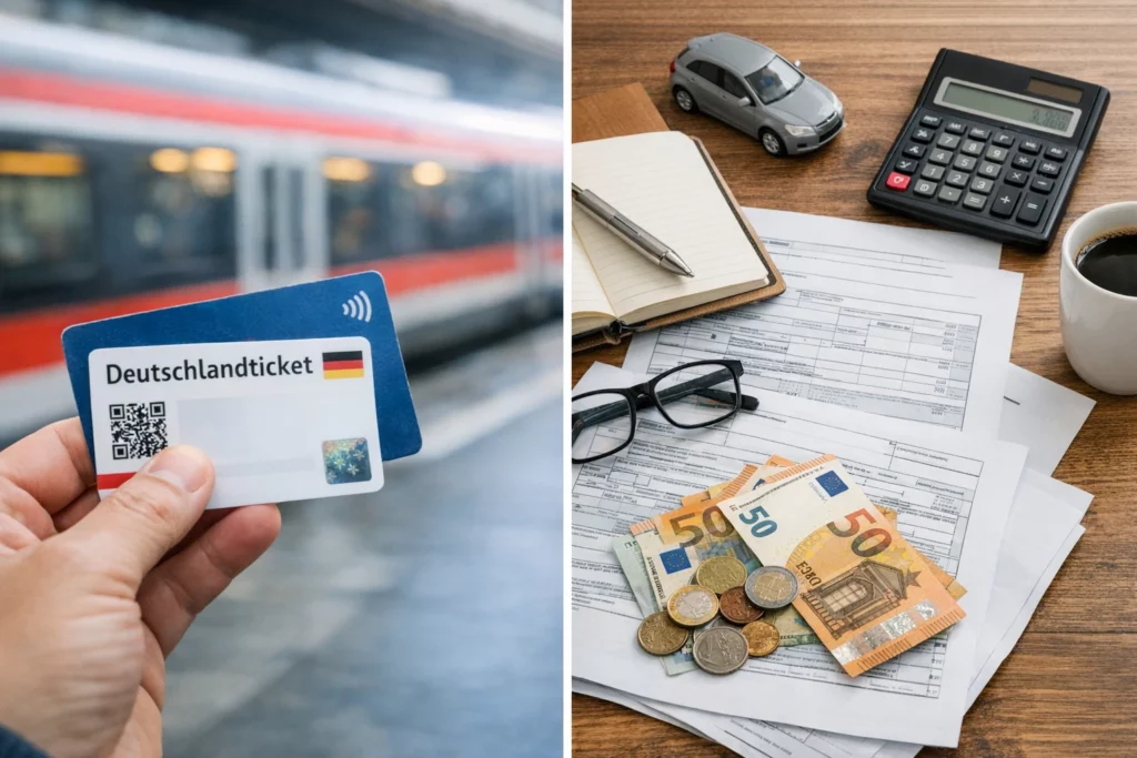Jak prawidłowo odliczyć koszt biletu „Deutschlandticket 2026”: koszt biletu czy ryczałt za dojazdy do pracy?